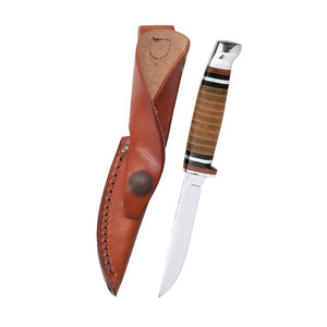 Cuchillos de Hoja Fija de Estilo Único y Alta Resistencia, Calidad Premium, Mango de Madera Sostenible, Personalizables OEM - Product Image 1