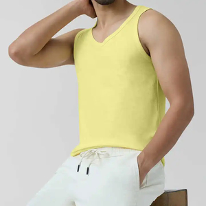 Camisetas sin mangas de poliéster/algodón para hombre, cuello redondo, cómodas, de secado rápido, transpirables, para correr, hacer ejercicio, entrenamientos de verano - Product Image 6