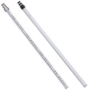 Bastone Telescopico in Alluminio da 16 Piedi, 4 Sezioni, Scala Bilaterale 1/10ft, Strumento di Misurazione Interamente in Alluminio - Product Image 1