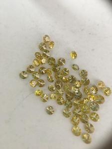 Diamant Jaune Naturel Fantaisie Taille Brillant Pureté VVS-VS 1.30mm-3.00mm Pierre Précieuse Libre Prix de Gros pour Fabrication de Bijoux - Product Image 2