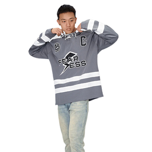 Camisetas de Hockey Sublimadas Personalizadas TF OEM, Logotipo Bordado Personalizado, Uniformes de Hockey sobre Hielo, Camiseta Estilo Hockey sobre Hielo - Product Image 3