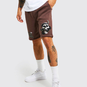 Men's Trendy Puff Printed <b>Shorts</b> Casual Streetwear Cotton <b>Shorts</b> Wholesale Sportswear Manufacturer Factory Puff Printed <b>Short</b> - Product Image 2