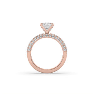 Impresionante Anillo de Diamante Cultivado en Laboratorio con Corte Pera de 2.925CT, Diseño Único, Oro de 14K, Ligero, Anillo de Compromiso, Anillo de Aniversario - Product Image 3