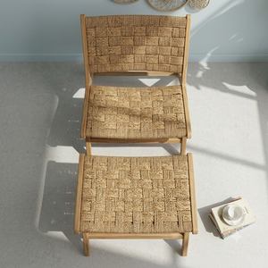 Juego de Sillas Otomanas de Comedor Modernas de Piel Sintética con Respaldo Alto Ergonómico, Patas de Madera Hechas a Mano, Ecológicas y Duraderas - Product Image 5