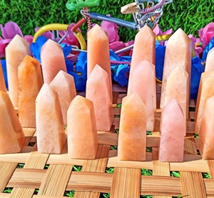 Natural <b>Pink</b> Morganite Obelisk Crystal Tower Handmade Feng Shui <b>Healing</b> Stone for Reiki Meditation Energy Decor Wholesale - Product Image 6