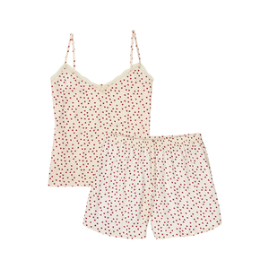 Venta Directa de Fábrica al por Mayor, Conjunto de Pijama Sexy de Satén sin Mangas para Mujer, Ropa de Dormir Cómoda - Product Image 2