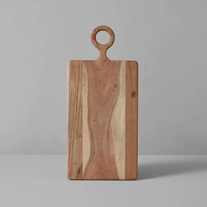 Tabla de cortar de madera premium para cocina, preparación de alimentos, corte de carne, verduras, frutas y pan - Product Image 1