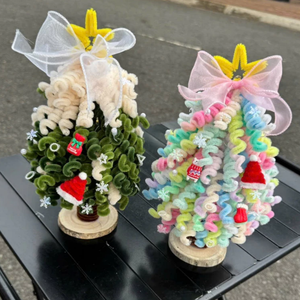 Árbol de Navidad de algodón respetuoso con el medio ambiente adorno hecho a mano fiesta de vacaciones exhibición artesanía decorativa Vietnam - Product Image 2