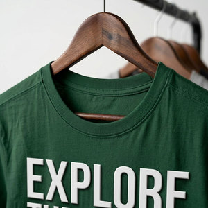 เสื้อยืดพิมพ์ลายพัฟพรีเมียมสำหรับผู้ชาย แฟชั่นสตรีทแวร์ คอตตอน คอกลม ดีไซน์ลายพิมพ์นูนโดดเด่น เหมาะสำหรับชุดลำลอง - Product Image 4