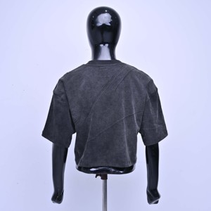 We Want Cali T-shirt court pour femme, col rond, manches courtes, coupe ample, imprimé, en jersey de coton, style décontracté printemps-été - Product Image 2