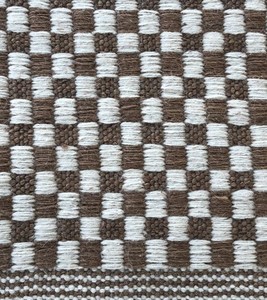 Alfombra de Lana y Algodón Antideslizante de Textura Gruesa y Tejido Plano Dhurry Indio a Precio de Fábrica para Interiores de Hogares de Lujo - Product Image 6