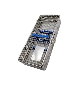 ถาดรองเทปคาสเซ็ตตาข่ายเครื่องมือหนาสำหรับจัดหม้อนึ่งฆ่าเชื้อ (บรรจุ5ชิ้น) - Product Image 1