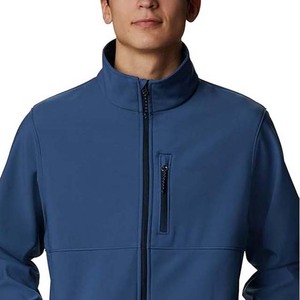 Nueva Chaqueta Softshell de Diseño Personalizado para Invierno, Ropa de Trabajo para Hombre, Chaquetas Softshell con Cierre y Forro Polar, Resistentes al Viento y al Agua - Product Image 3