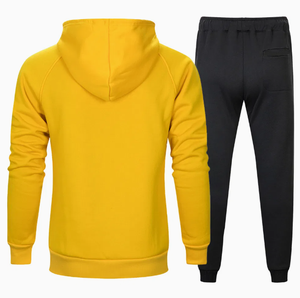 Conjunto Deportivo Unisex Personalizado con Logotipo, Sudadera con Capucha y Pantalones Deportivos de Alta Calidad, Ropa Deportiva Lisa Personalizada - Product Image 4