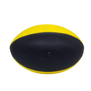 Ballon de rugby en cuir PU de haute qualité, toucher doux, léger, durable, ballon d'entraînement et de match, logo personnalisé, ballon de sport professionnel, OEM W - Product Image 2