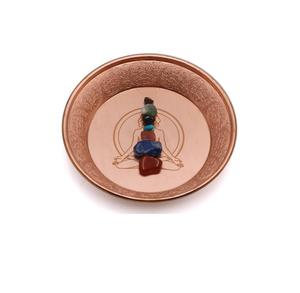 จานซอสสแตนเลสลายดอกไม้สลัก จานซอสขนาดเล็ก ชามใส่เครื่องปรุงทรงกลม ชามจิ้มซูชิ - Product Image 2