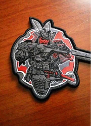 Parche en relieve directo de fábrica, material resistente, pedidos al por mayor, logotipo personalizado para ropa - Product Image 4