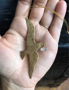 Golden Angel Paper Ornament Traditional Handicraft Christmas Decor - Product Image 6