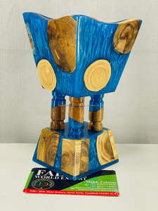 New Arrival Home Fragrance Incense Burner Wood and Epoxy Resin <b>Bakhoor</b> for Ramadan Arabic <b>Oud</b> Burner for Aromatic Use By FWE - Product Image 4