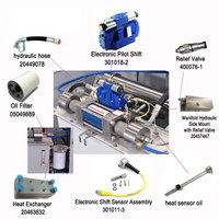 Sensor de cambio eléctrico, válvula piloto electrónica y válvula principal 301018-2, válvula piloto de cambio eléctrico 400054-1, utilizado para H20