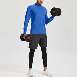 New Casual <b>Men</b> Sports Clothes Custom Fitness Gym Wear Long Sleeve High Quality T <b>Shirt</b> Gym <b>Men's</b> <b>Shirts</b> - Product Image 5
