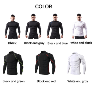 Camiseta Deportiva Ligera de Otoño para Hombre, Ecológica, Personalizada OEM, Manga Corta, Cuello en V, para Gimnasio, Compresión, 2026 - Product Image 3