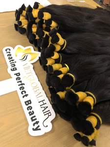 2024 mejor cabello humano vietnamita crudo suave al por mayor Color negro Natural extensiones de cabello de trama recta Natural Vietglobal cabello - Product Image 3