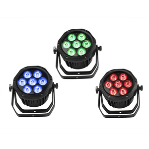 ไฟ LED Par กันน้ำ SHEHDS 7x12W RGBW 4in1 IP65 สำหรับใช้งานกลางแจ้ง ระบบ DMX512 สำหรับงานอีเว้นท์ - Product Image 2