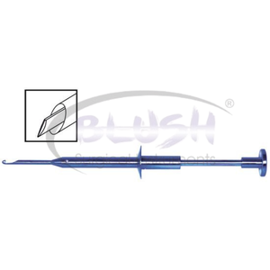 Cutter et extracteur de lentilles intraoculaires souples Stolte, instrument ophtalmique pour la cataracte, en acier inoxydable, pour l'élimination des lentilles intraoculaires, par Blush Surgical - Product Image 1