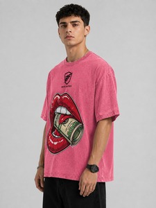 <b>Bin</b> Fateh Men's Regular Fit T-Shirt Streetwear Style Short Sleeve O-Neck 100% Cotton High Quality Eco-Friendly 180g Anti-Wrinkle - Product Image 3