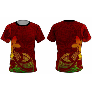 T-shirts Polynésiens pour Hommes Respirants Écologiques Personnalisés Séchage Rapide Col Rond Mode Été - Product Image 6