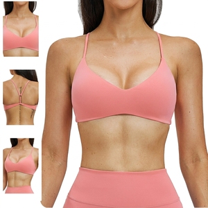 Sujetador Deportivo de Yoga Personalizado para Mujer con Logotipo Frontal, Transpirable, de Alta Sujeción, Nailon/Algodón, Ropa Deportiva para Gimnasio, Venta al Por Mayor - Product Image 5