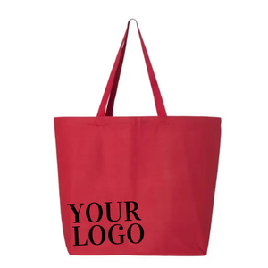 Bolso de mano rústico de tela suave, hecho de 100% algodón con estampado personalizado para promoción y marketing. - Product Image 3