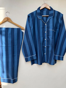 Ensemble de pyjama coordonné pour femmes Naaz Textile, imprimé à rayures de tigre, vêtements de détente et de sommeil décontractés d'été, pyjama en coton - Product Image 5