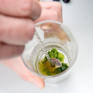 Huge Demand Sale Stainless Steel Mixing Spoon Disc Professional Cocktail Stirrer Mocktail Drinks Mixing Muddling Reusable - Product Image 3