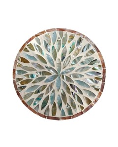 Elegant Shell Inlay <b>Drink</b> <b>Coasters</b> for Home Decor - Product Image 1