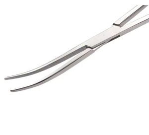 Ciseaux chirurgicaux en acier inoxydable de haute qualité Overholt Artery Forceps 1st Curve Entièrement dentelé Personnaliser Étiquette Prix raisonnable - Product Image 1