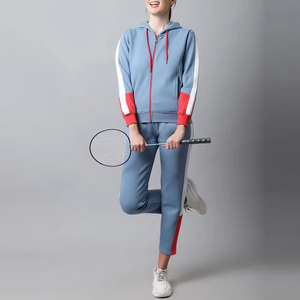 Chándal de Color Liso para Mujer, Ropa Deportiva, Nuevo Chándal para Mujer Adulta, Chándal Informal Personalizado 100% Algodón - Product Image 5