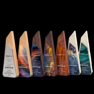 2025 Regalos corporativos de diseño personalizado-Logotipo elegante moderno Grabado Premios y trofeos de madera Placa de madera - Product Image 3