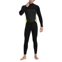 Traje de Baño de una Pieza para Hombre, Talla Grande, Material Resistente, Elástico, de Secado Rápido, para Deportes Acuáticos
