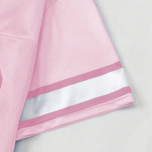 Maillot de football rétro unisexe surdimensionné en maille imprimé sur mesure, coupe carrée, style crop top, t-shirts de mode vierges - Product Image 4