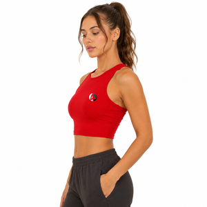 Camiseta corta personalizada para mujer con material transpirable, ajuste cómodo y aspecto moderno, ideal para entrenamiento deportivo, gimnasio, OEM - Product Image 4