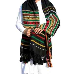 Men Soft Winter Wool <b>Shawl</b> Warm Breathable Solid Traditional Office <b>Wrap</b> - Product Image 6