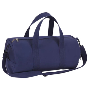 Unisex Navy Blue Polyester Gym Duffle <b>Bag</b> with Adjustable Strap and Zipper Closure 20-<b>30L</b> Capacity Casual Style - Product Image 4