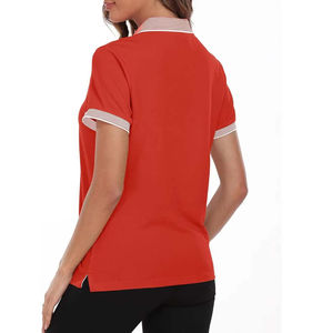Camisa polo para mujer, camiseta de manga corta con cuello, tela transpirable, ropa deportiva informal cómoda para golf, tenis, trabajo y uso en verano - Product Image 6