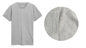 Camiseta de manga corta para hombre, prenda de vestir, de corte regular y cuello redondo, color gris, de la mejor calidad, venta al por mayor, precio bajo - Product Image 4