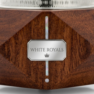 Marmite isotherme à double paroi en acier inoxydable, avec coque extérieure en bois à facettes, design moderne, pour service buffet et plats chauds - Product Image 2