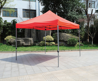 Structure de barres transversales renforcées, tonnelles pliantes, pour la restauration, les expositions, imperméables, anti-UV, ignifuges, double couche, rapides à monter