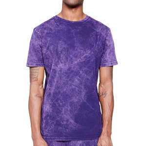 Camiseta Unisex 100% Algodón de Alto Gramaje con Estampado Gráfico Liso Personalizado para Hombre, Estilo Vintage Oversize, Venta al por Mayor, Lavado Ácido, Top de Moda - Product Image 1