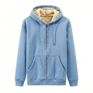 Heavy <b>weight</b> Men Zipper Hoodie Custom 100% Cotton Embroidery Hoodies for Man zip up hoodie - Product Image 3